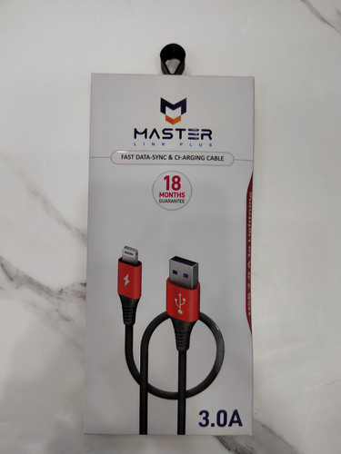 سیم 3 آمپر یو اس بی لایتنینگ اپل/apple مستر مدل ETM 004