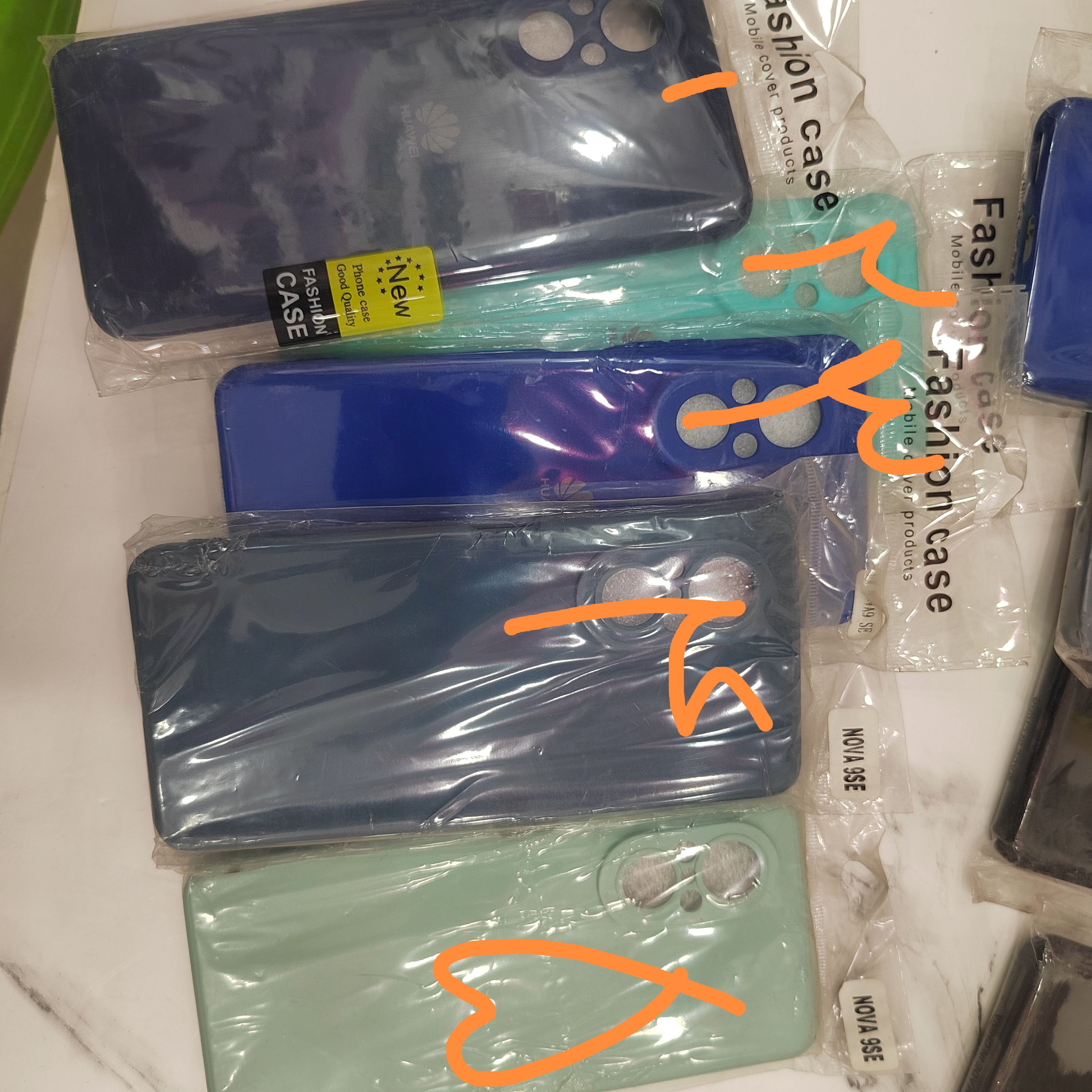 قاب گوشی nova 9SE ( سیلیکونی های کپی)
